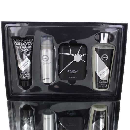 Armaf Le Parfait EDP Gift Set (Insurrection Meets Tres Nuit Twist, With Bonus Shower Gel, Body Spray And Shampoo)
