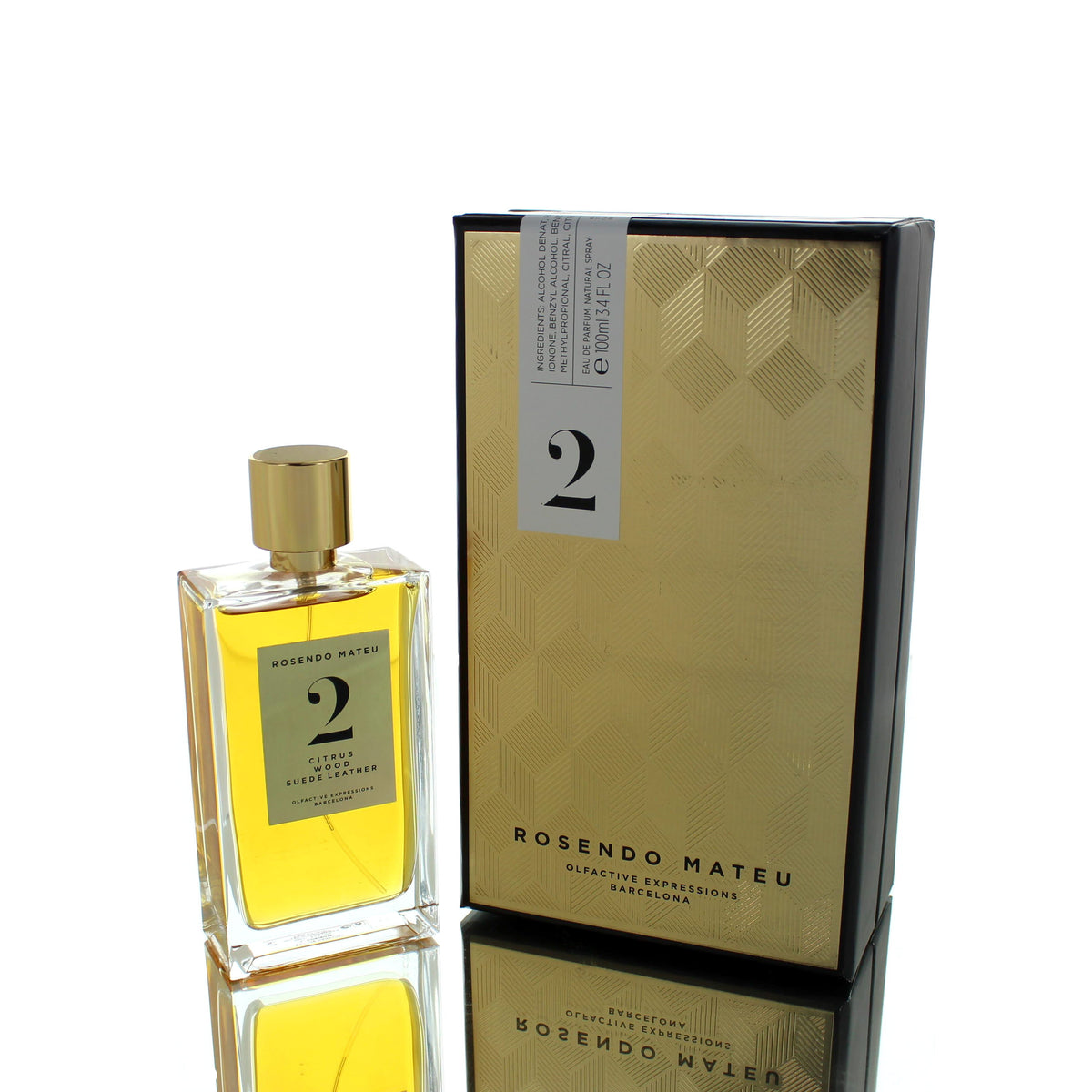 Rosendo Mateu No 2 Citrus Wood Suede Leather EDP