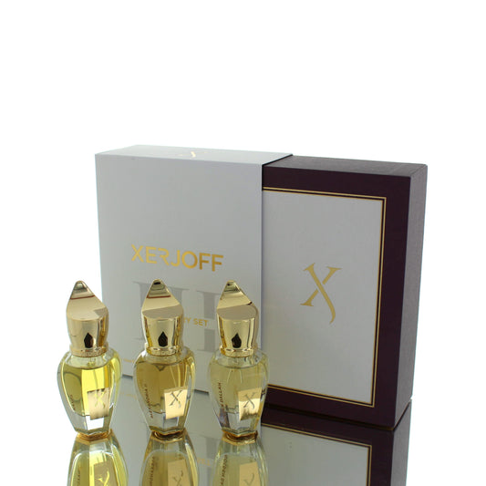 Xerjoff Trio Set - Naxos, Alexandria II, Golden Dallah Parfum (No Cello)
