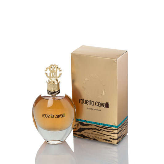 Roberto Cavalli New EDP Tester (85% Full, New Gold, Final Sale, No Cap, Aged Vanilla)