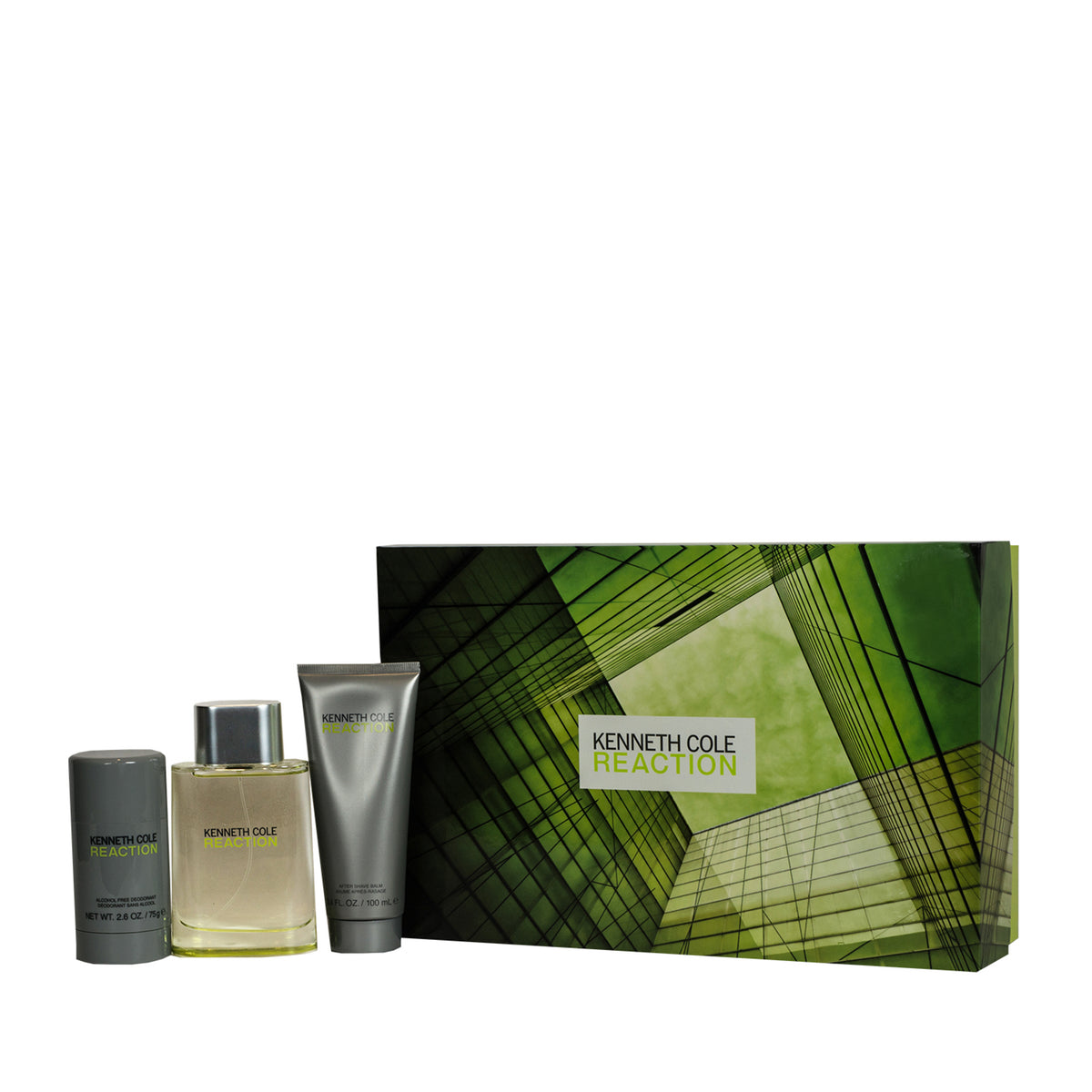Kenneth Cole Reaction EDT Gift Set (W/ After Shave & Deo)