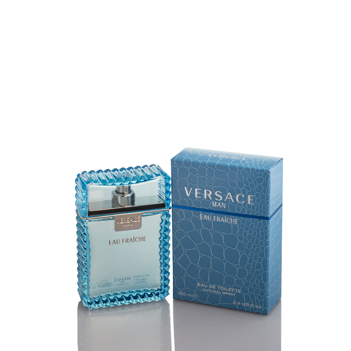 Versace Man Fraiche EDT Gift Set (Light Blue, W/ Shower Gel)